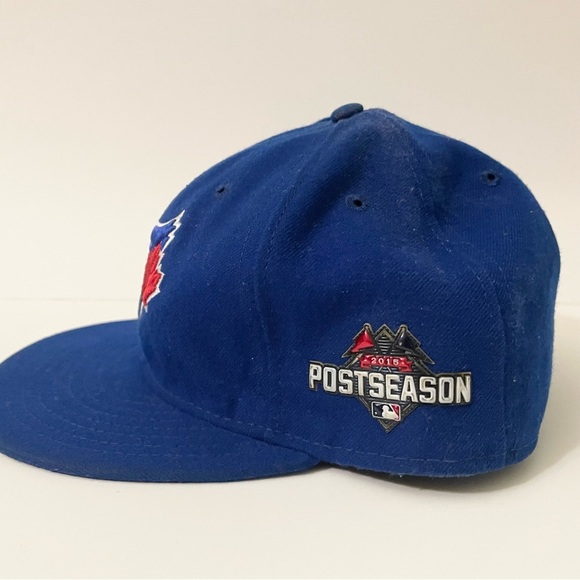 Toronto Blue Jays 2015 Post Season MLB New Era 59FIFTY Fitted 7 1/2 Cap Hat - Picture 4 of 16